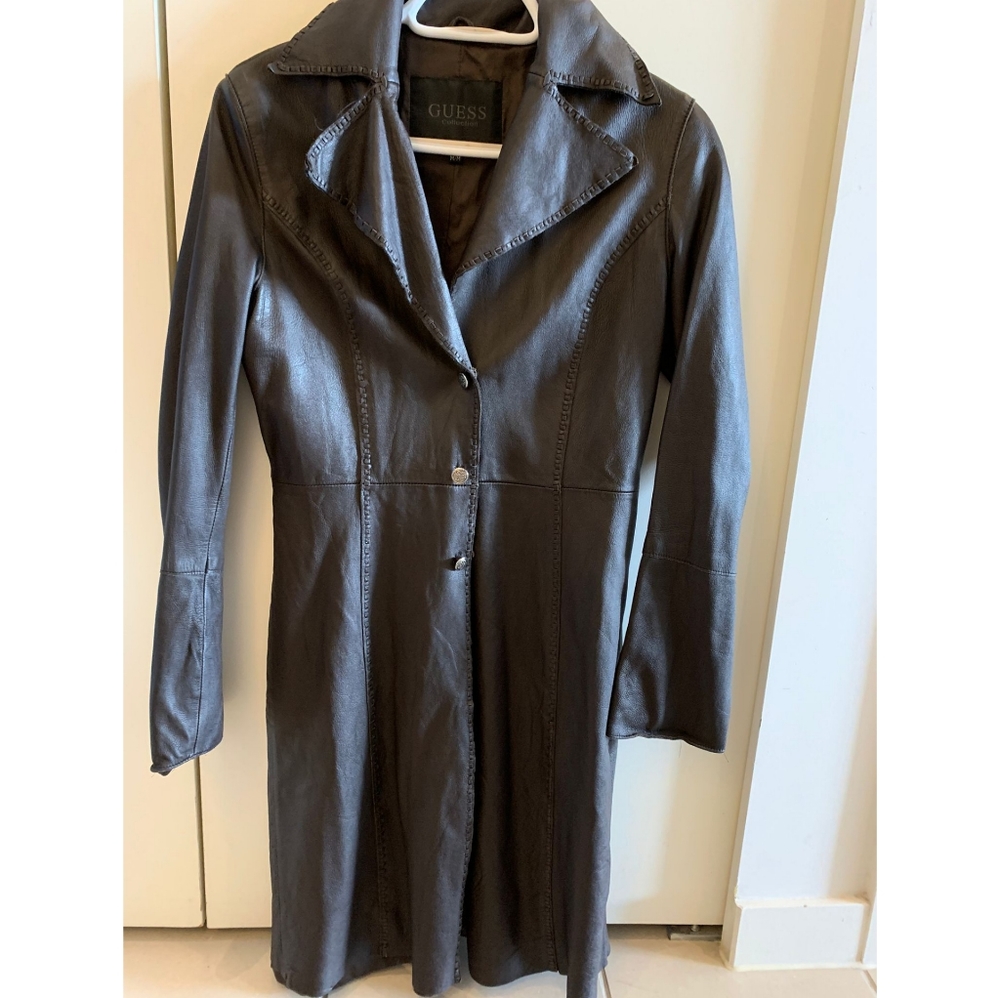 Genuine leather coat